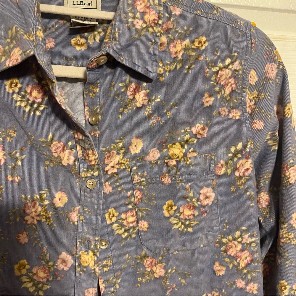 LL Bean corduroy top